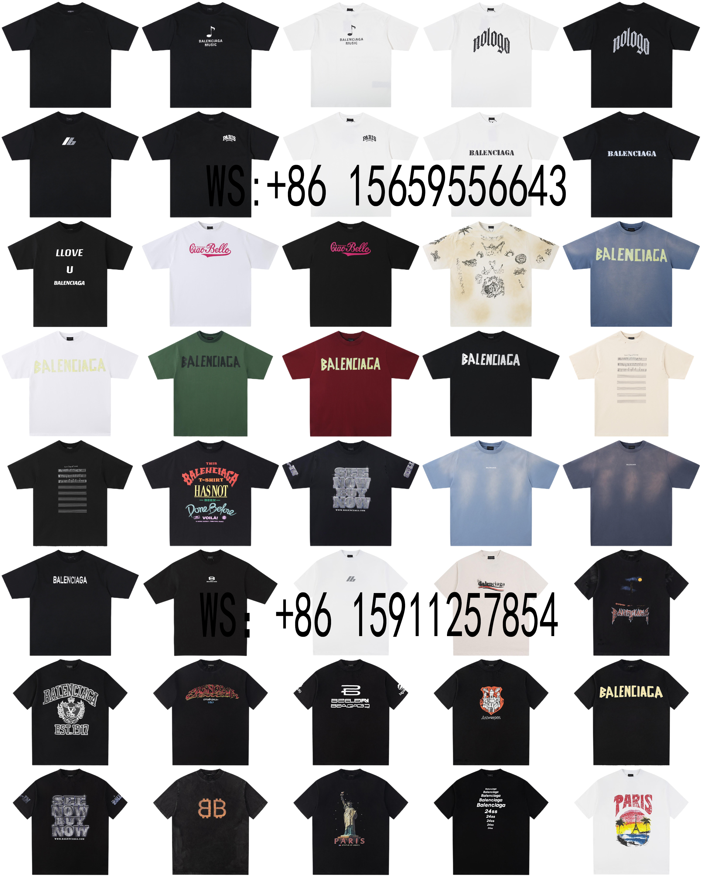 Balenciaga T-Shirts（192）