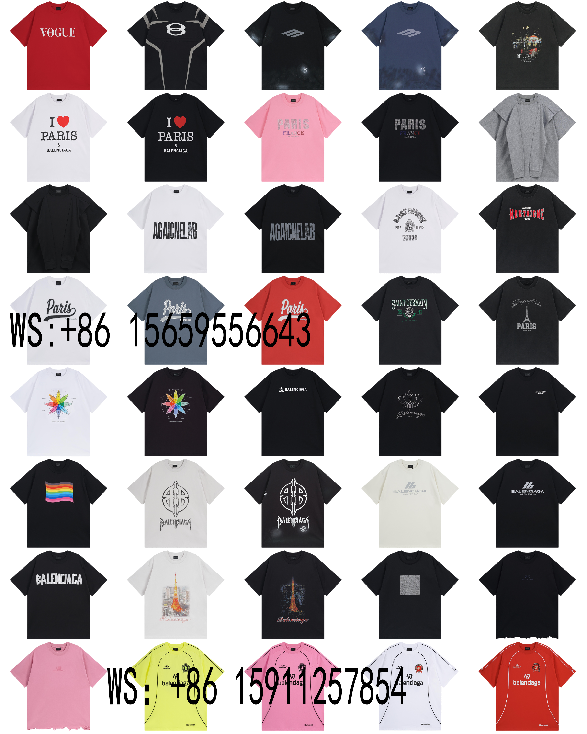 Balenciaga T-Shirts(168)