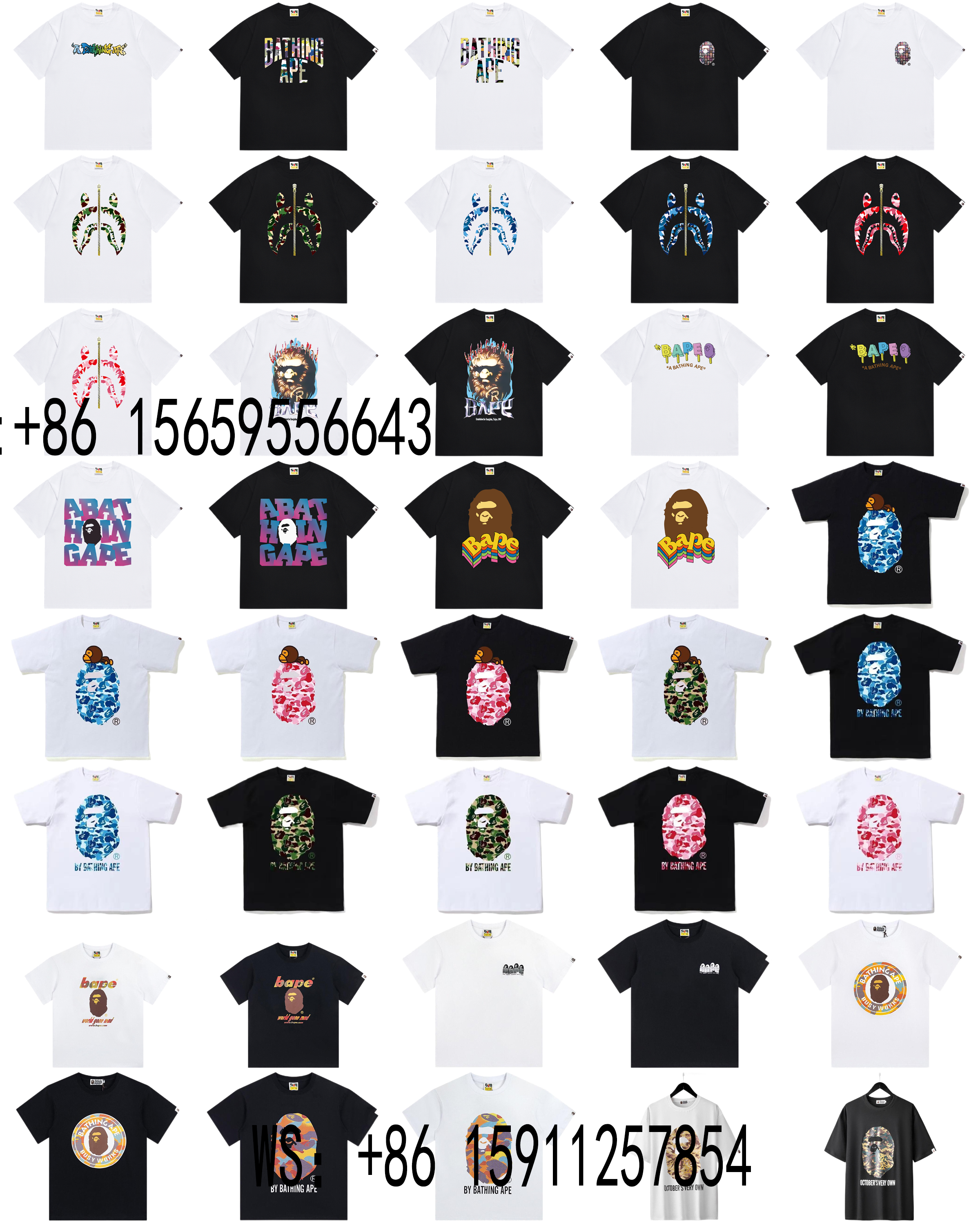 A BATHING APE T-Shirts(152)