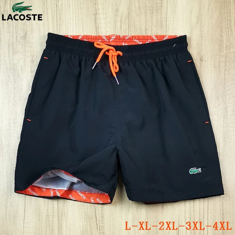 Lacoste All-Over Crocodile Print Navy Swim Shorts - 11