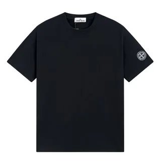 Stone Island Sleeve Badge Basic Tee Black