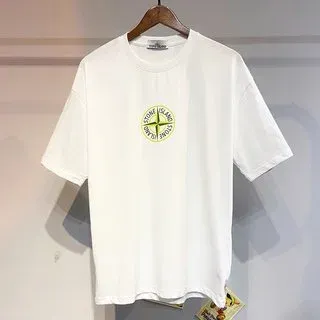 Stone Island Compass Logo T-Shirt White - 1
