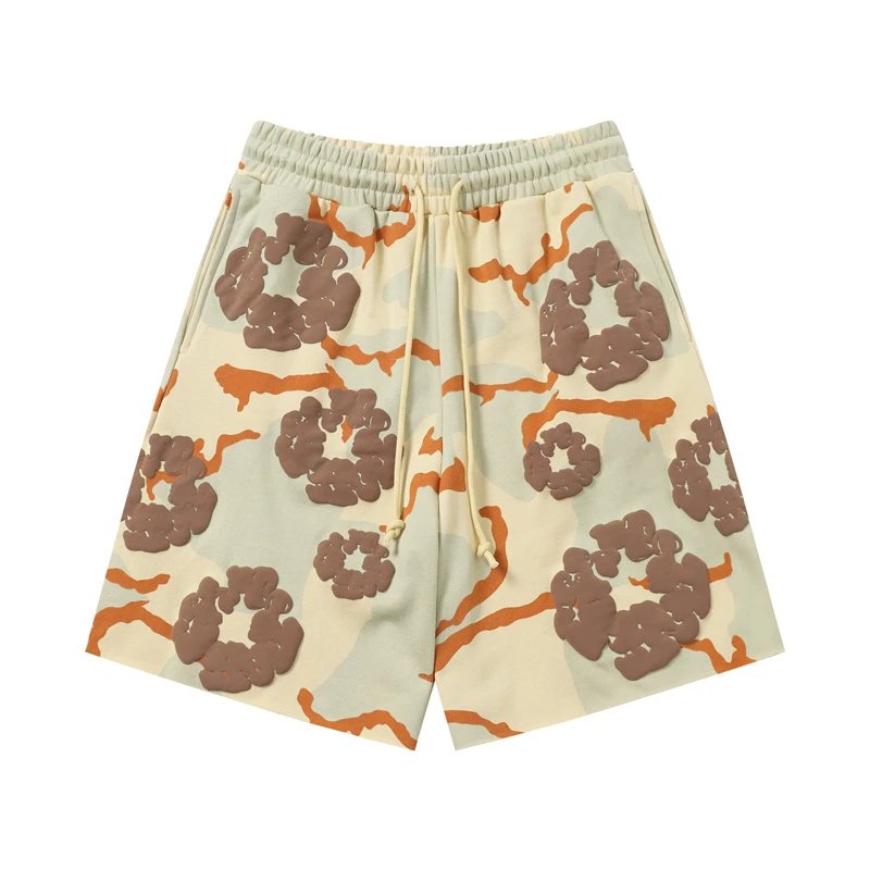 Denim Tears Cotton Wreath Shorts Desert Camo/Brown