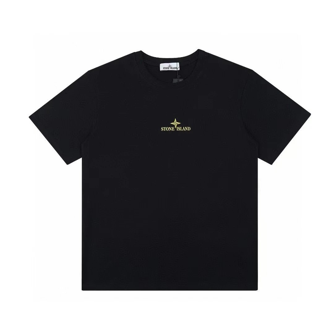 Stone Island Compass Logo Tee Black