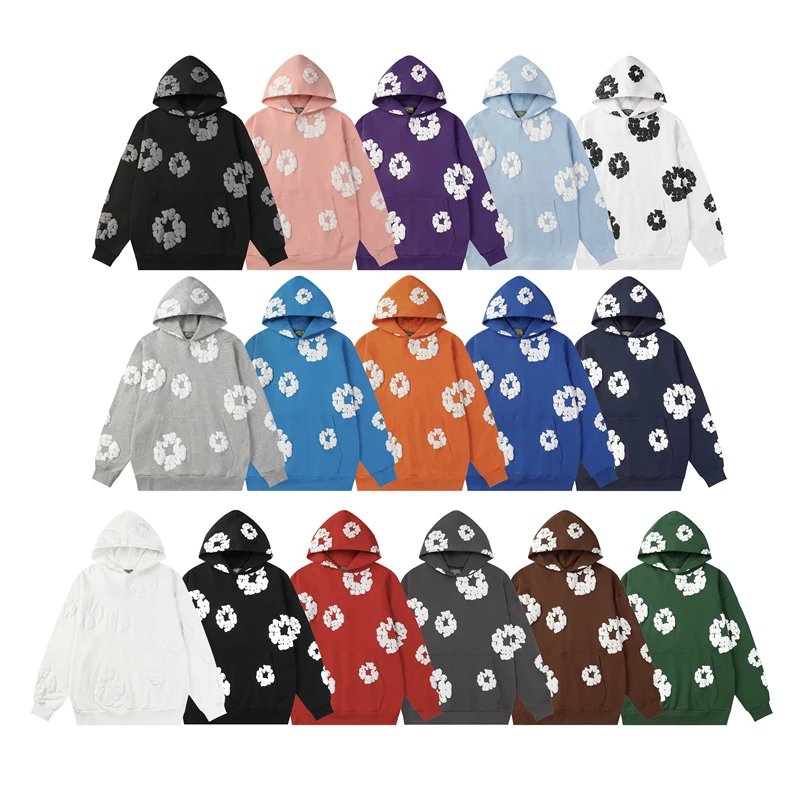 Floral Print Hoodies