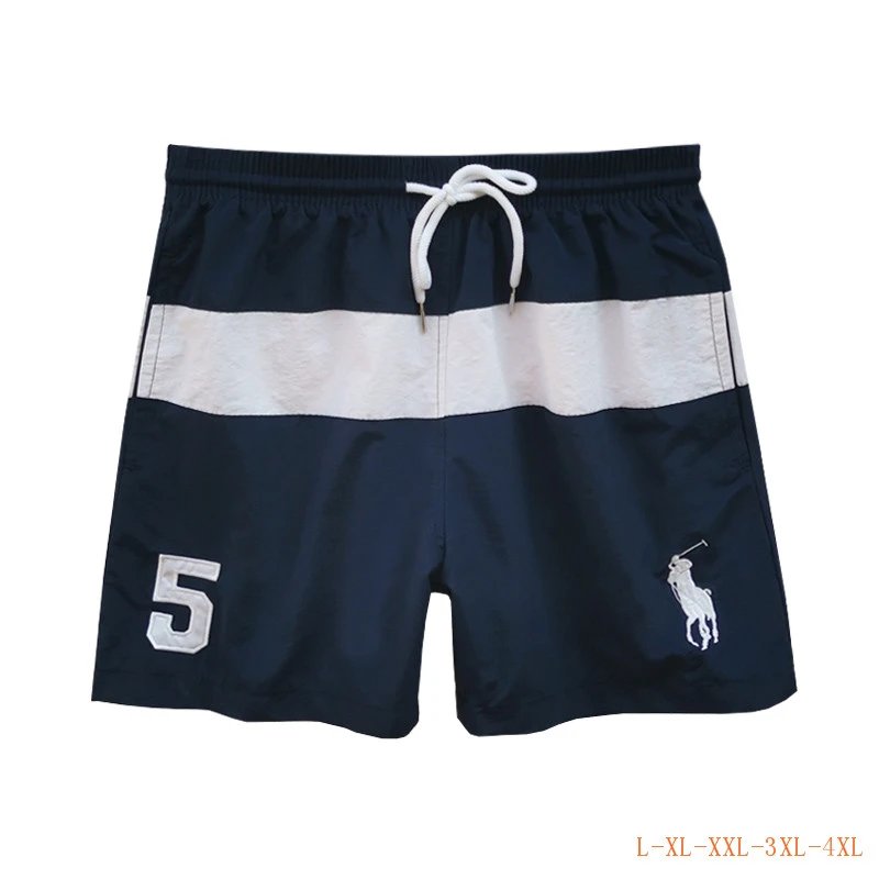 Polo Ralph Lauren Big Pony Swim Shorts Navy White Stripe