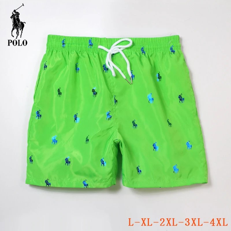 Polo Ralph Lauren Allover Pony Swim Shorts Lime Green Blue