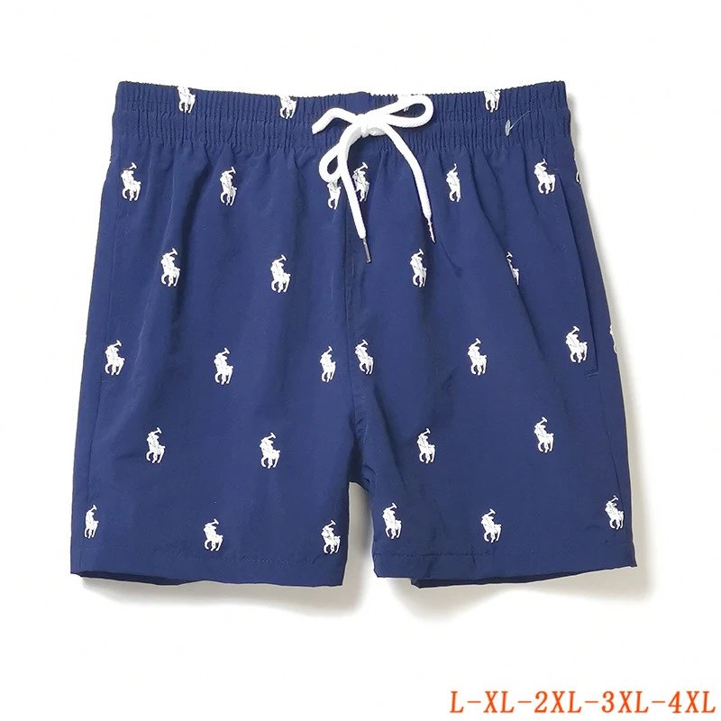 Polo Ralph Lauren Allover Pony Swim Shorts Navy White