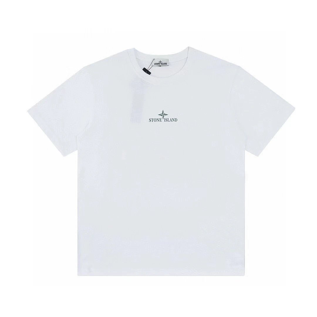 Stone Island Compass Logo Tee White