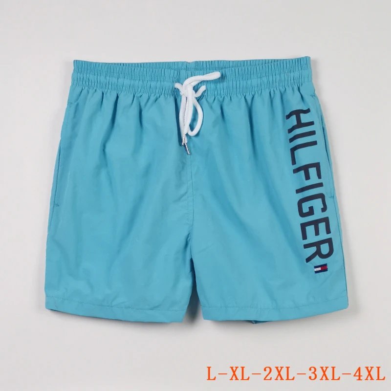 Tommy Hilfiger Hilfiger Wordmark Swim Shorts Sky Blue