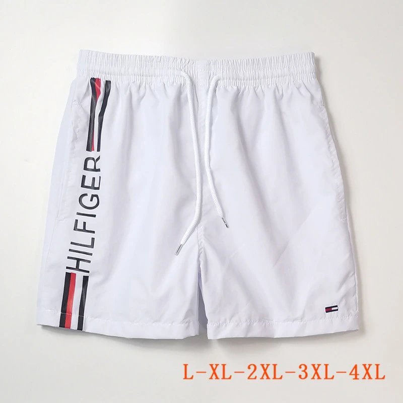 Tommy Hilfiger Hilfiger Side Logo Swim Shorts White