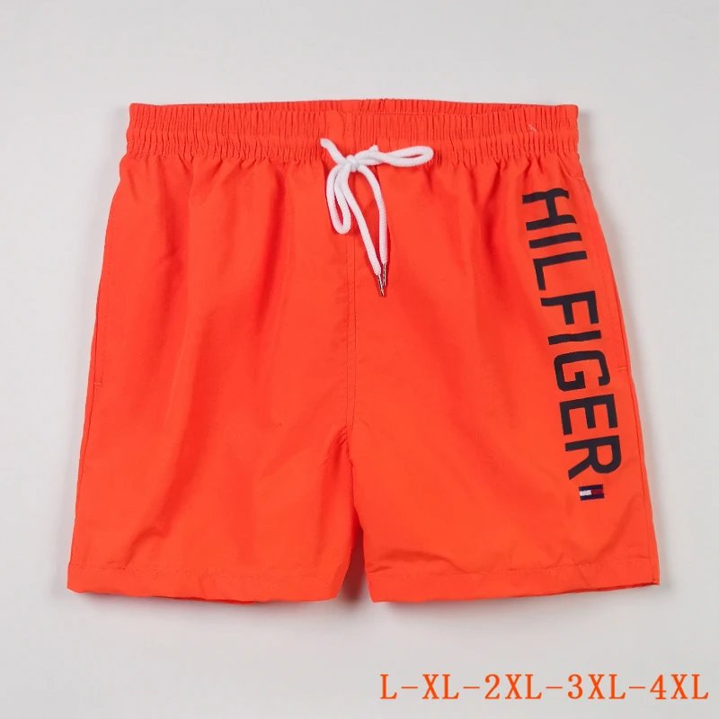 Tommy Hilfiger Hilfiger Wordmark Swim Shorts Orange