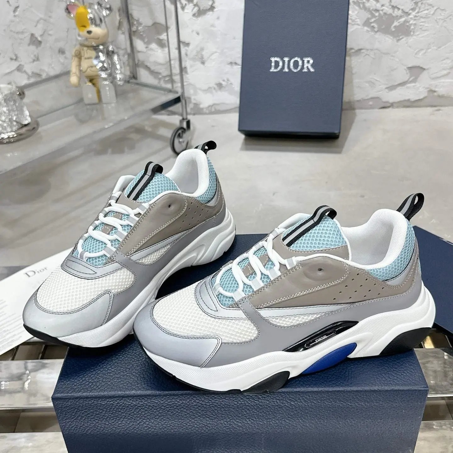 Dior B22 Sneaker Grey Blue White