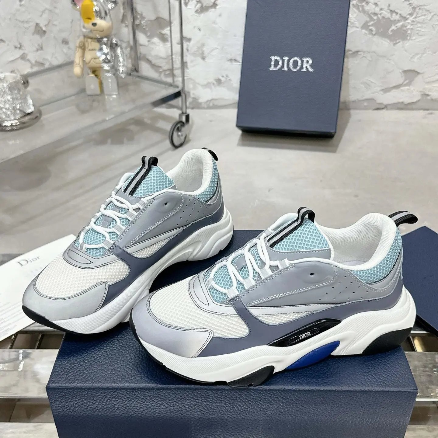 Dior B22 Sneaker Grey Blue White