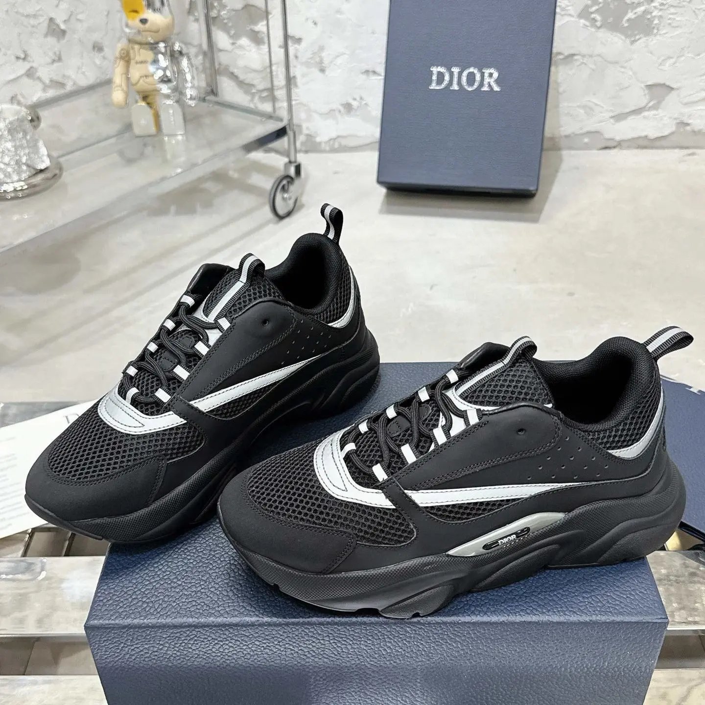 Dior B22 Sneaker Black White
