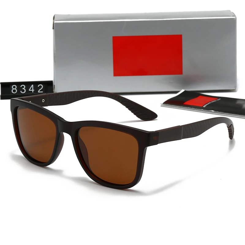 Ray-Ban RB3675 Square Double Bridge Sunglasses Crystal Grey Blue Gradient