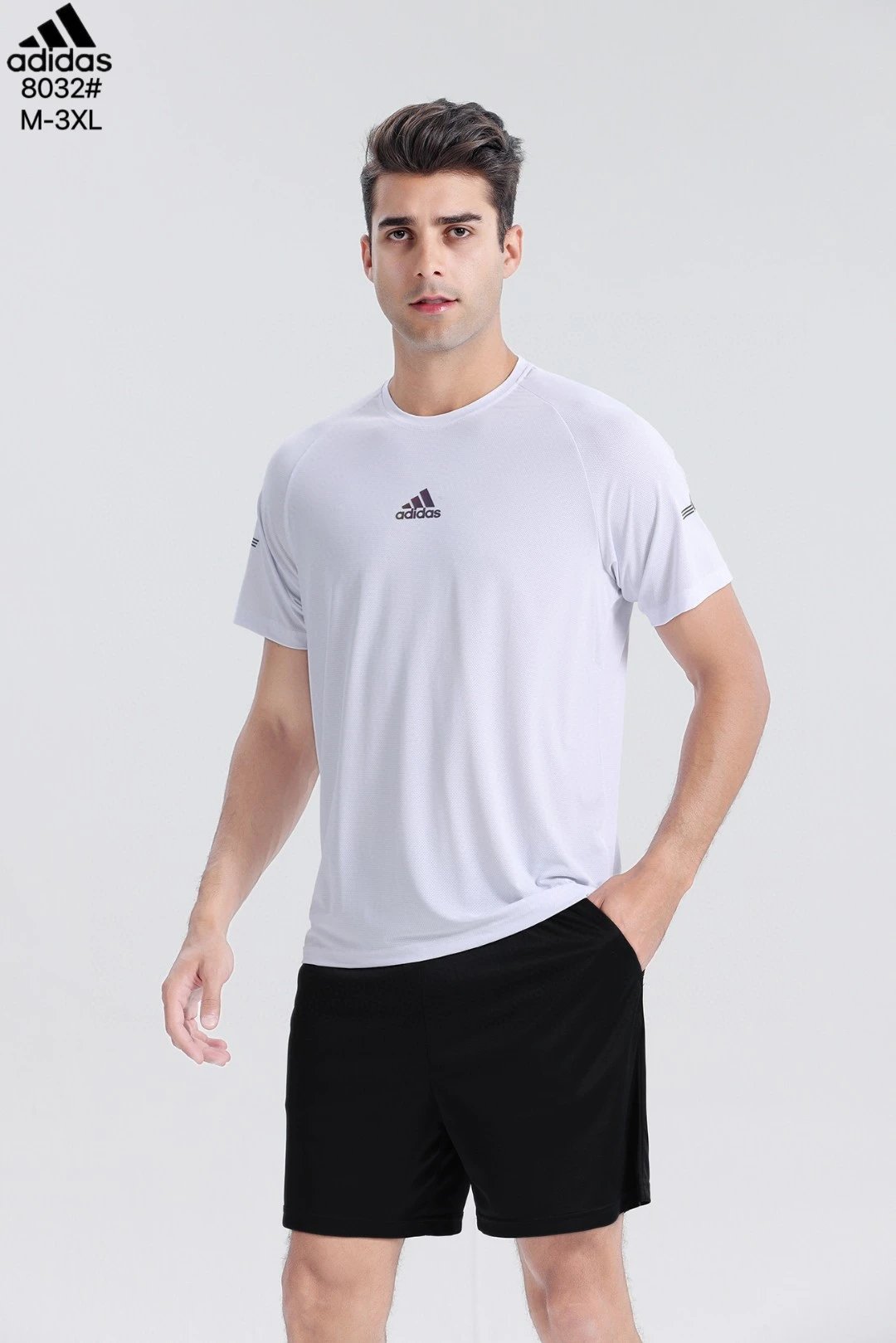 Adidas Performance T-Shirt Navy Blue Activewear Top - 11