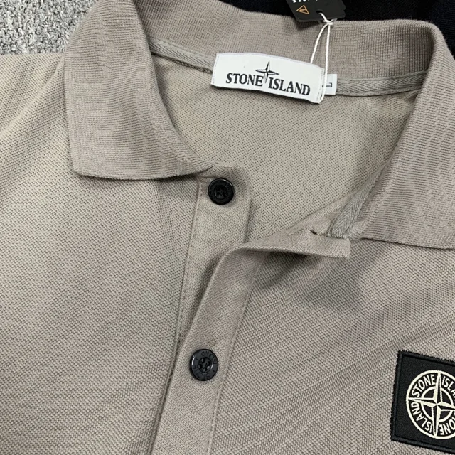 Stone Island Shirts Short-Sleeve Compass Patch Polo Shirt product detail image 5