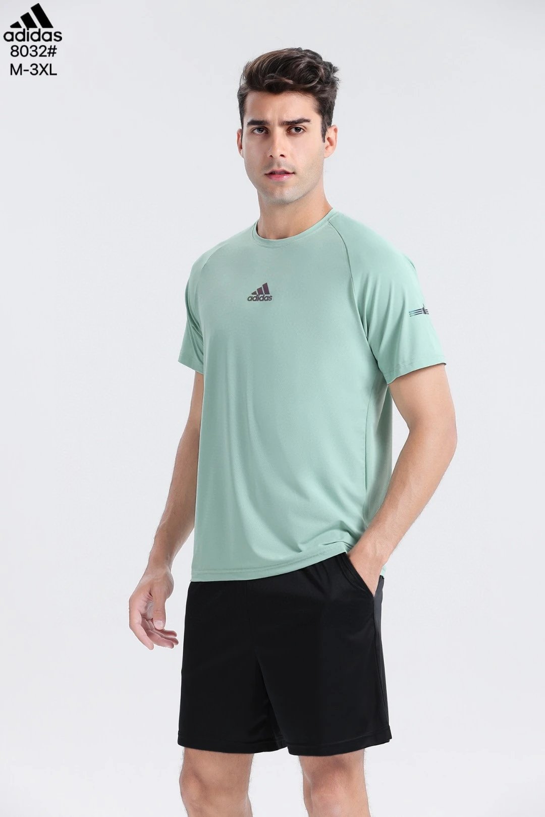 Adidas Performance T-Shirt Navy Blue Activewear Top - 10