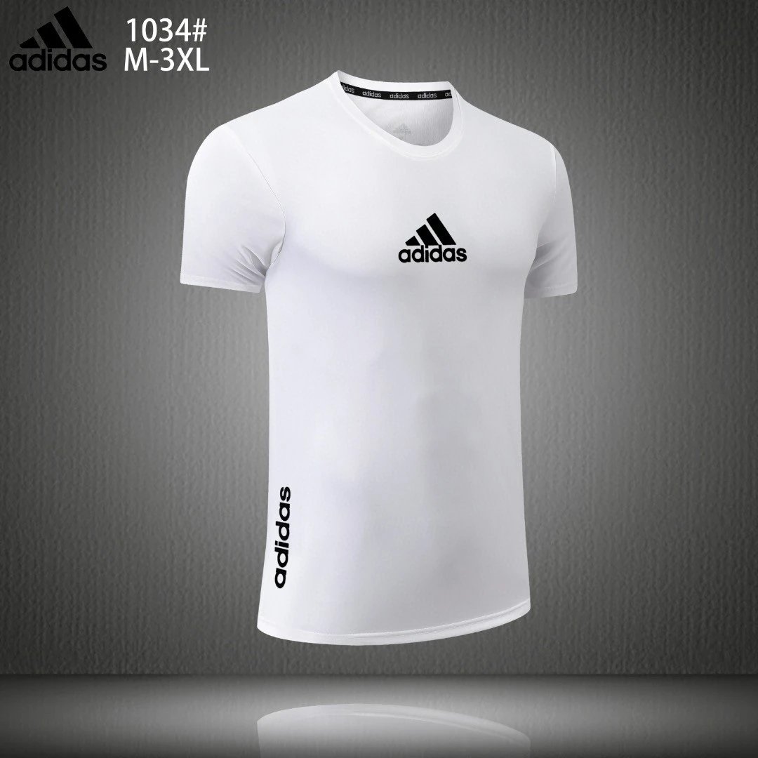 Adidas Performance T-Shirt Navy Blue Activewear Top - 6