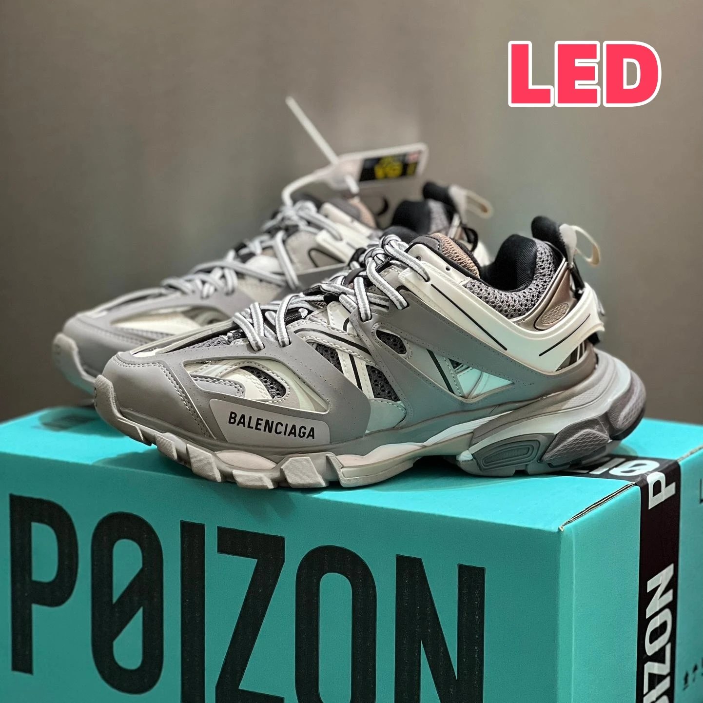 Balenciaga Track LED Sneaker Grey Silver
