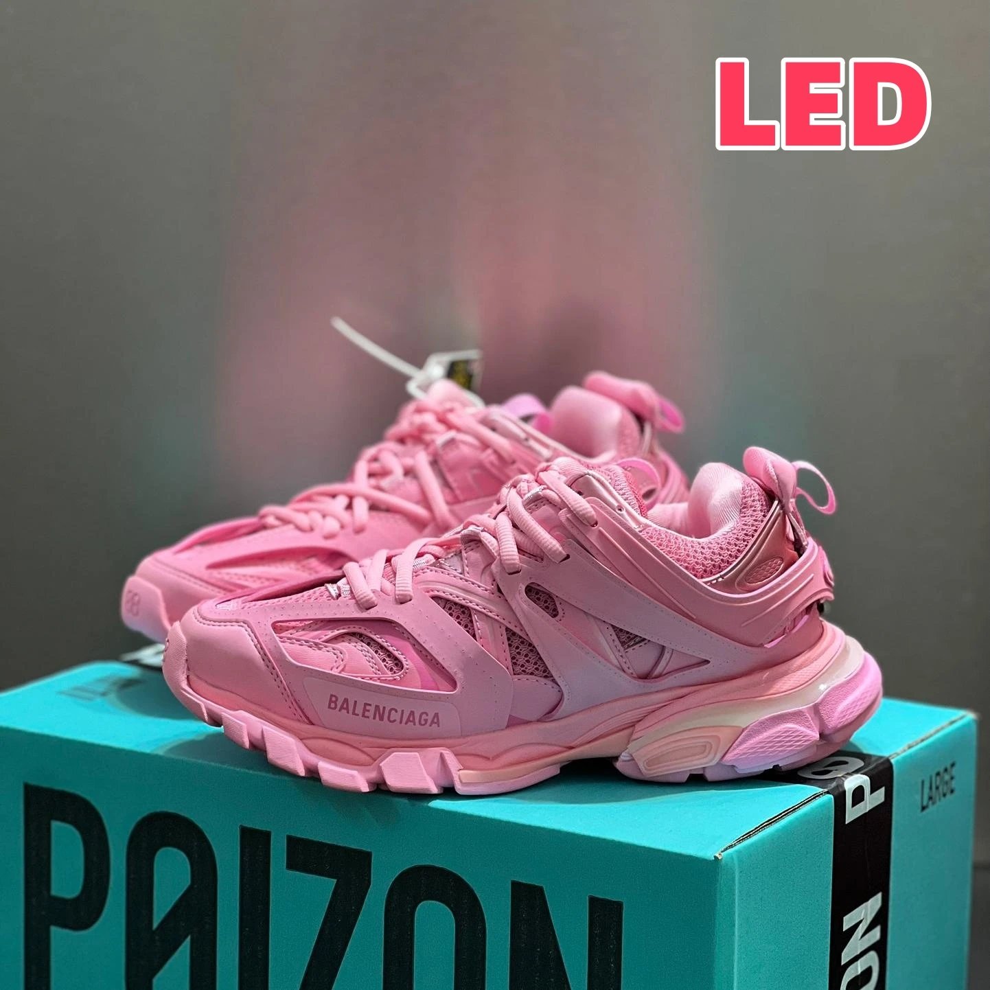 Balenciaga Track LED Sneaker Triple Pink