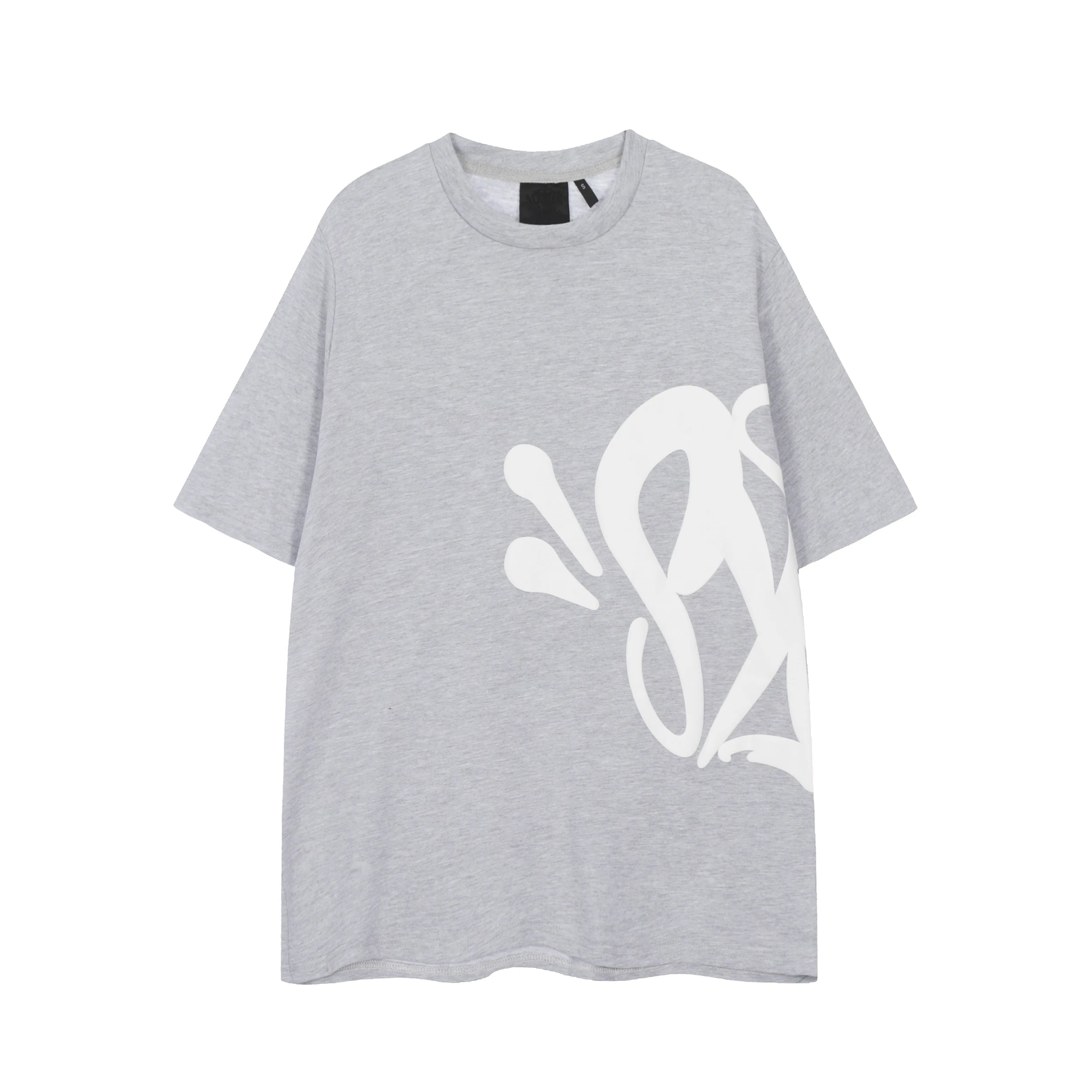 Syna World Oversized Graffiti Logo Tee Grey White