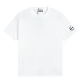 Stone Island Sleeve Badge Basic Tee White