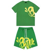 Green short-sleeve set