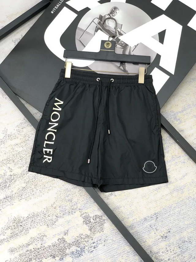 Moncler Swimwear Logo-Print Drawstring Swim Shorts product detail image 7