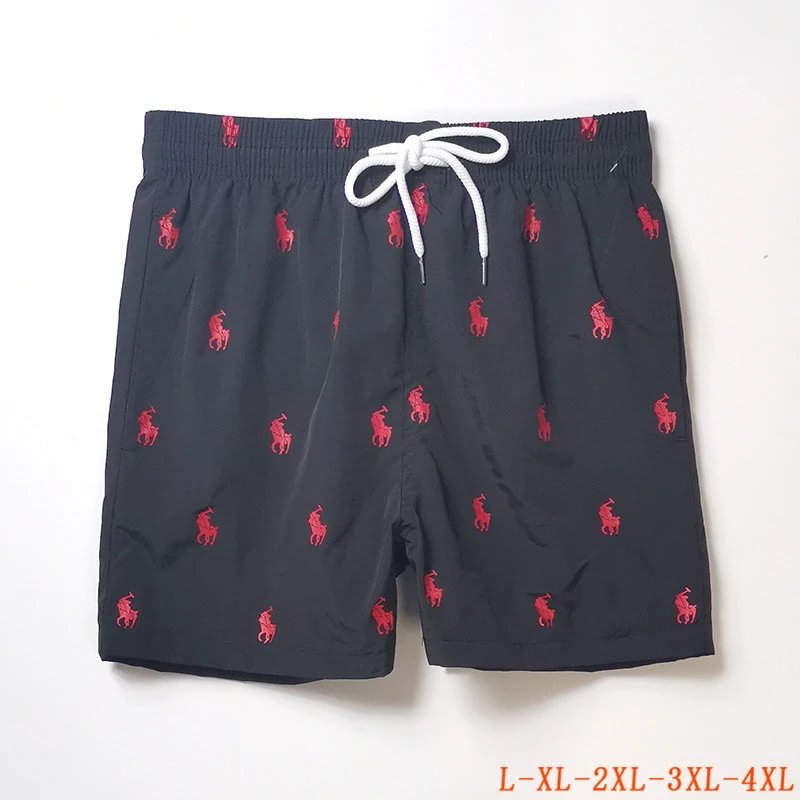 Polo Ralph Lauren Allover Pony Swim Shorts Navy Red