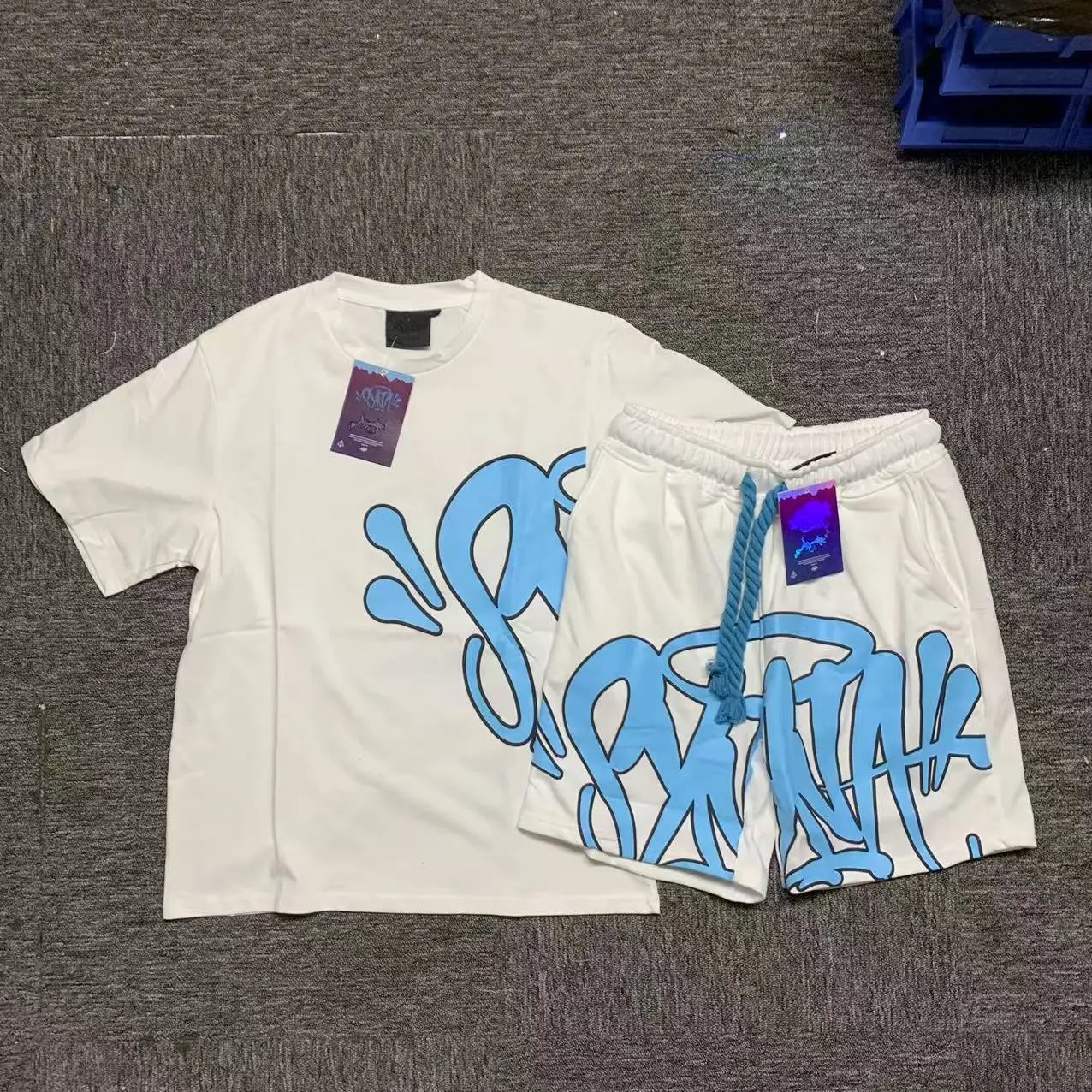 White Short Sleeve Set