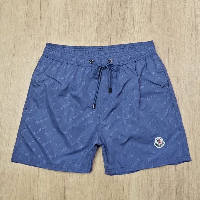 Moncler Swimwear Logo-Print Drawstring Swim Shorts product detail image 9