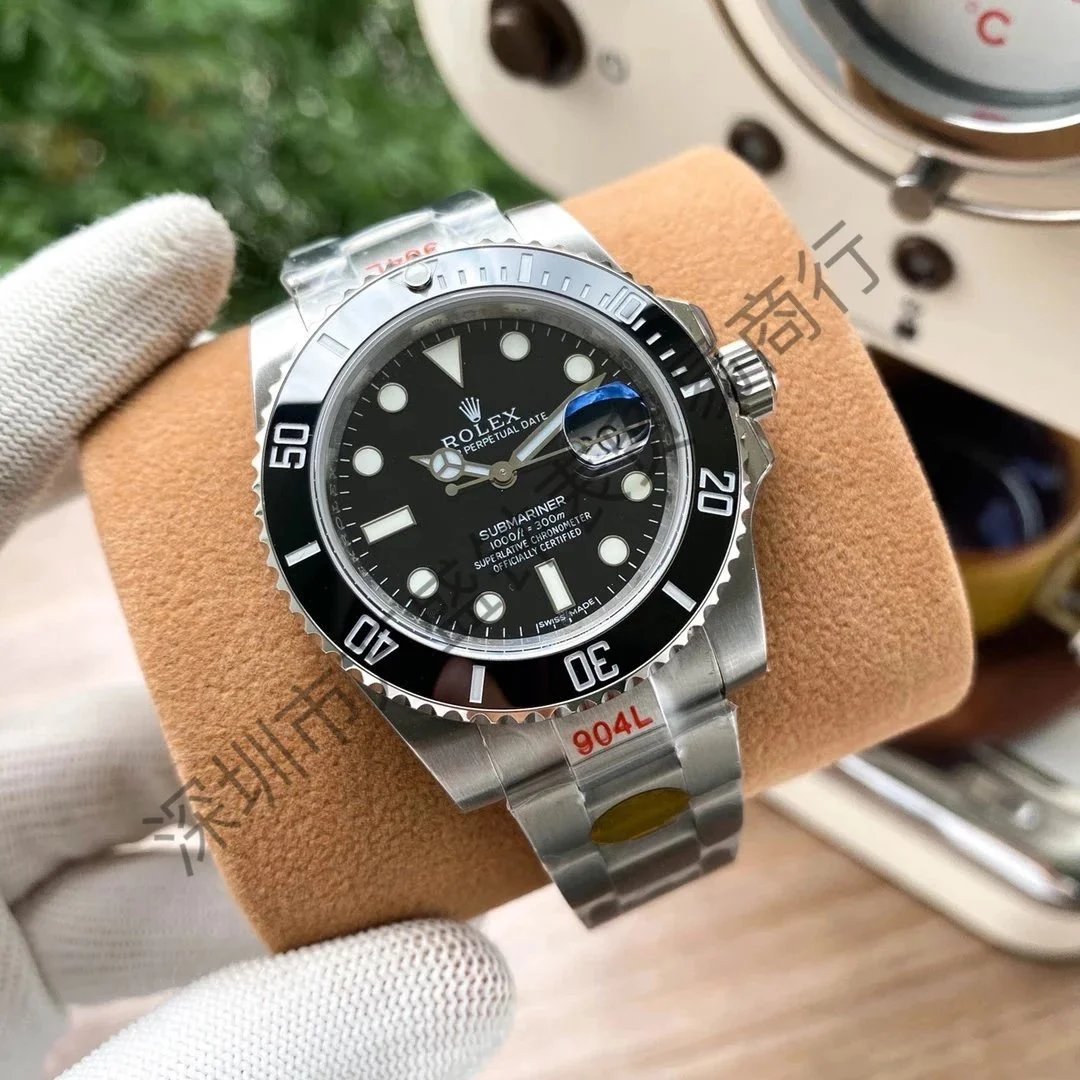 Rolex Submariner Date Black Dial Black Ceramic Bezel Steel Oyster Bracelet