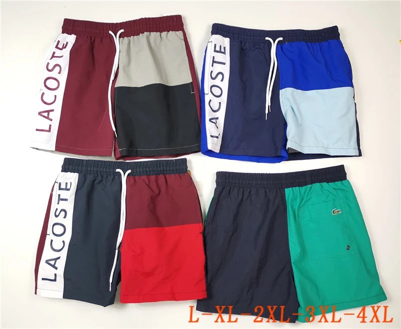 Lacoste All-Over Crocodile Print Navy Swim Shorts - 5