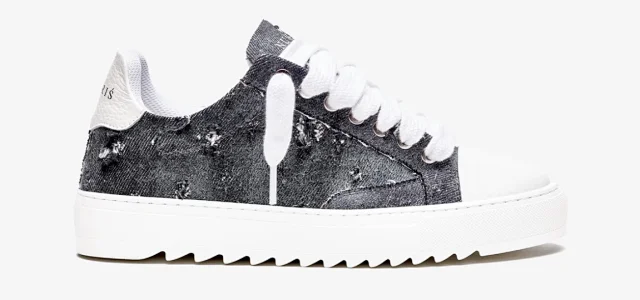 Unbranded Sneakers Low-Top Canvas with Sawtooth Sole product detail image 6
