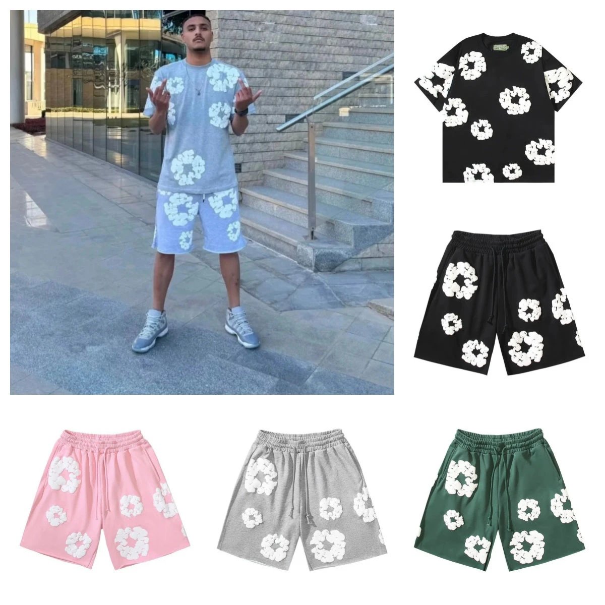 Fashion Shorts Short Sleeve