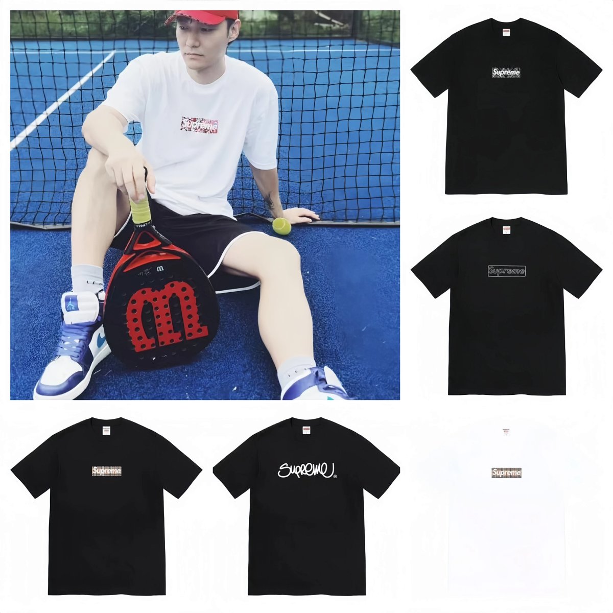 Supreme Box Logo T-Shirt Black T-Shirt product detail 2 in Litbuy spreadsheet finds