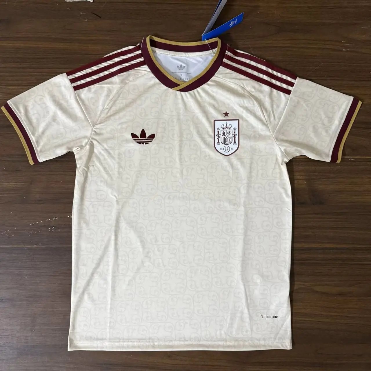 Adidas Spain National Team White Football Jersey