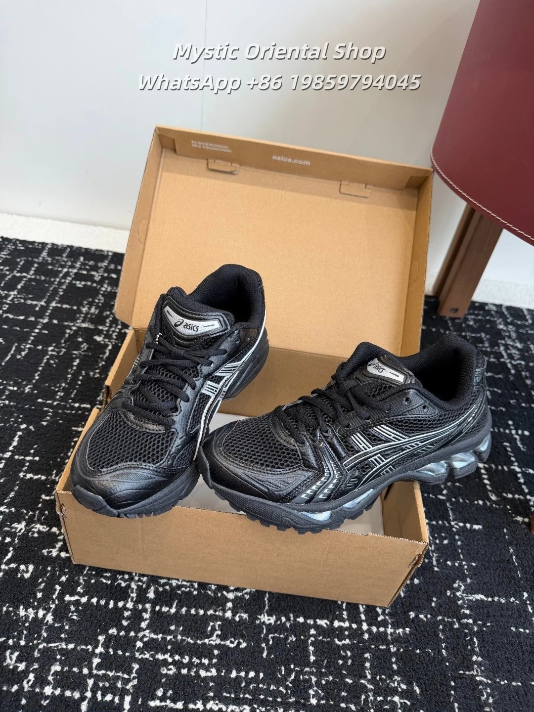 Black Asics Running Sneakers