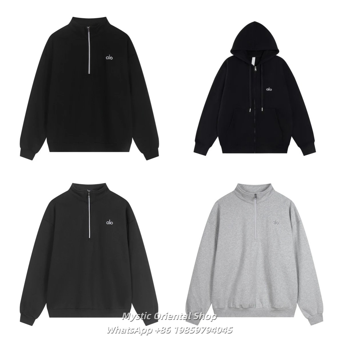 Al High Quality Half-Zip & Full-Zip Hoodie