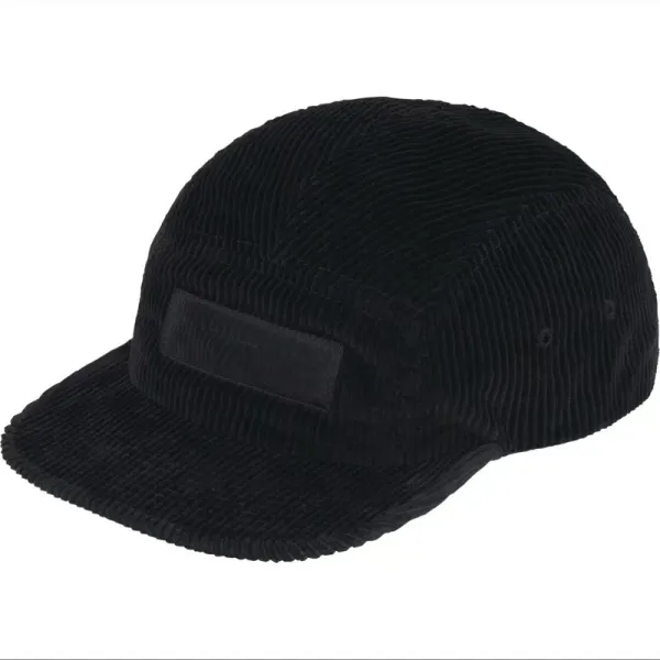 Off-White Corduroy Five-Panel Cap Coral Hats - 7