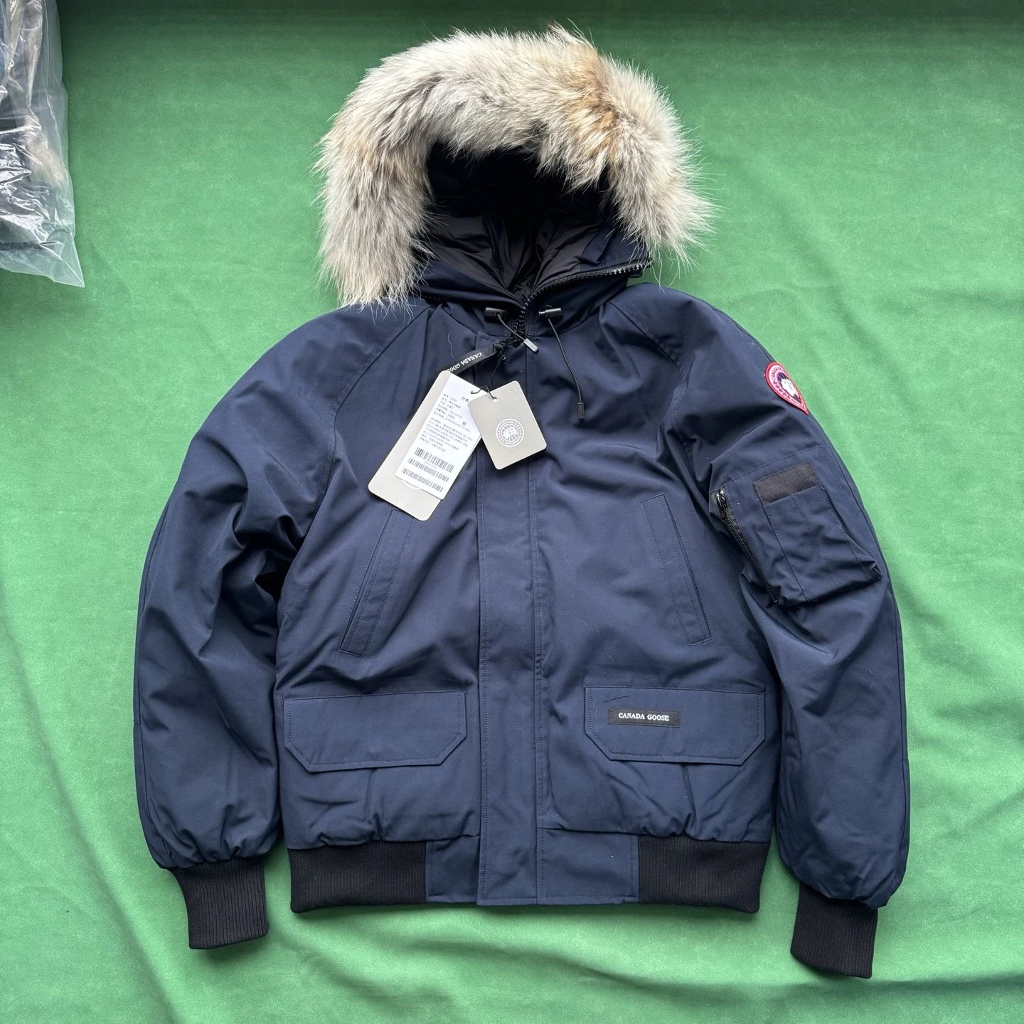 Canada Goose Chilliwack Down Bomber Jacket Navy