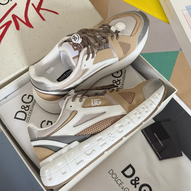 Dolce & Gabbana Sneakers Chunky mesh with logo-embossed sole product detail image 22