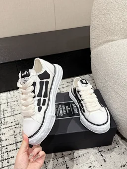 thumbnail for [DG version] MMY x AMI*RI Collaboration 25 Bone Shoes Spring New Sports Casual Shoes Stars Court Hi Couple High-Top Casual Shoes