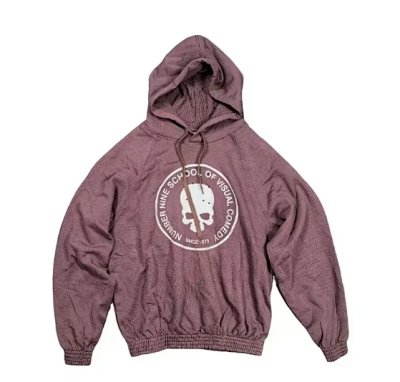 Number Nine Skull Hoodie