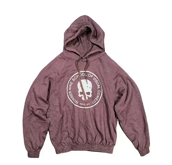 Number Nine Skull Hoodie