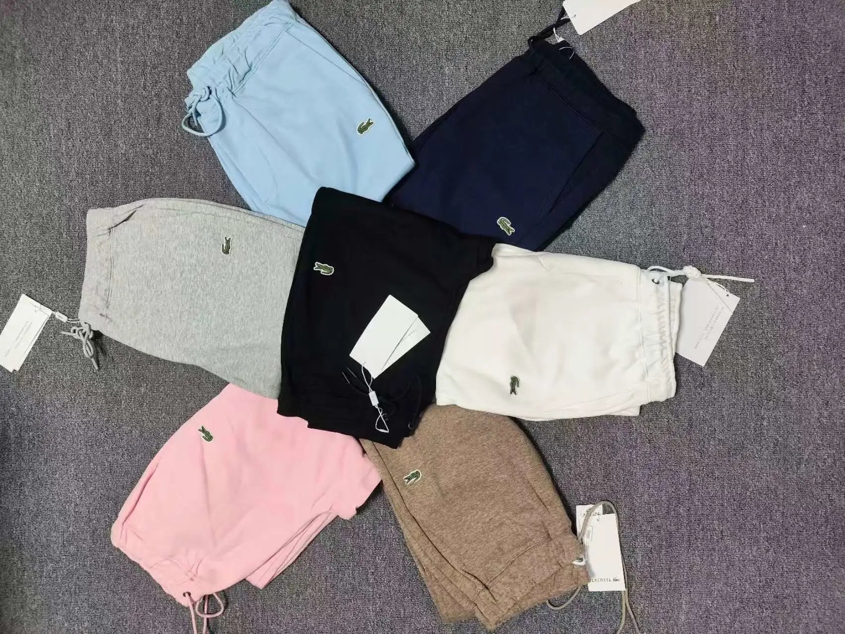 Unisex Solid Color Corset Sweatpants 533675