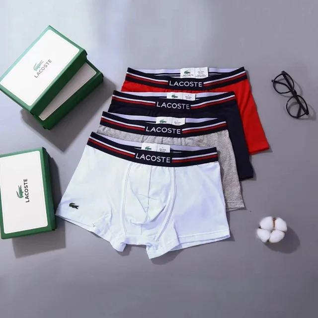 Lacoste Underwear Men's Boxer Briefs 3-Pack product detail image 1