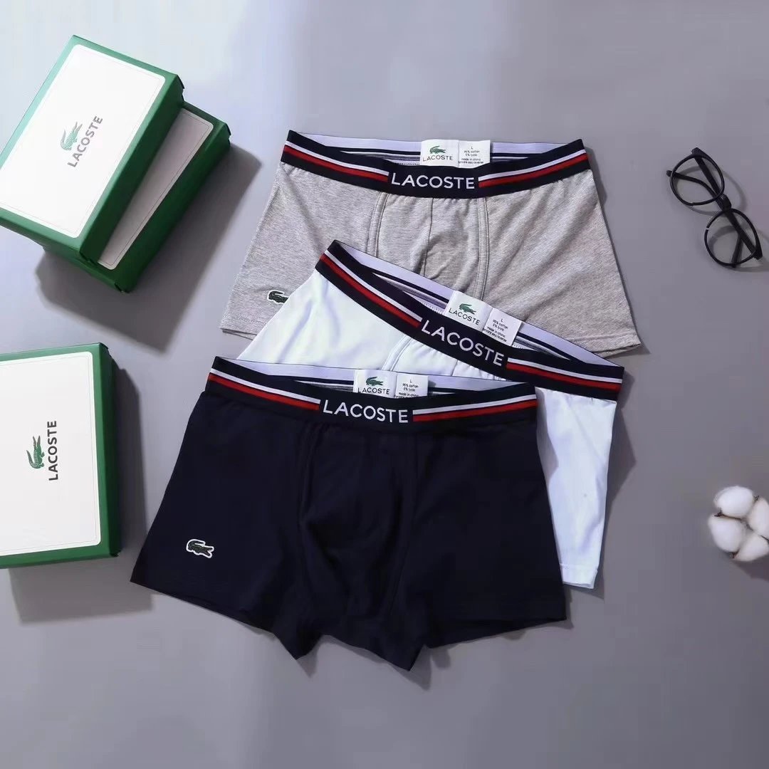 Lacoste Underwear Men's Boxer Briefs 3-Pack image 6